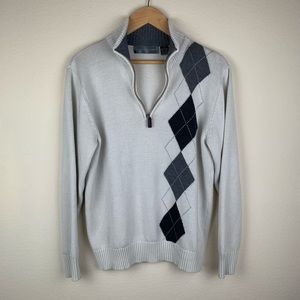 Oscar De La Renta 1/4 Zip Pullover Sweater Small